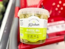 cleveland kitchen pickles sitting on top a target cart