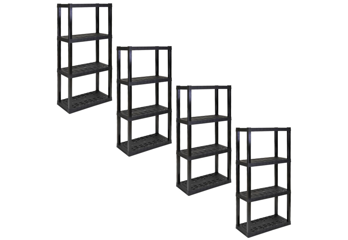Hyper Tough Shelving Unit 4-Pack