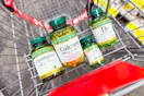 4 bottles of natures bounty vitamins in a cart
