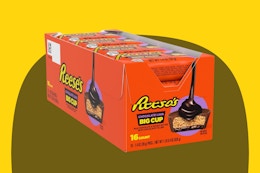 Reese's Big Cup Chocolate Lava Peanut Butter Cups 16-Pack, $17.89 on Amazon card image