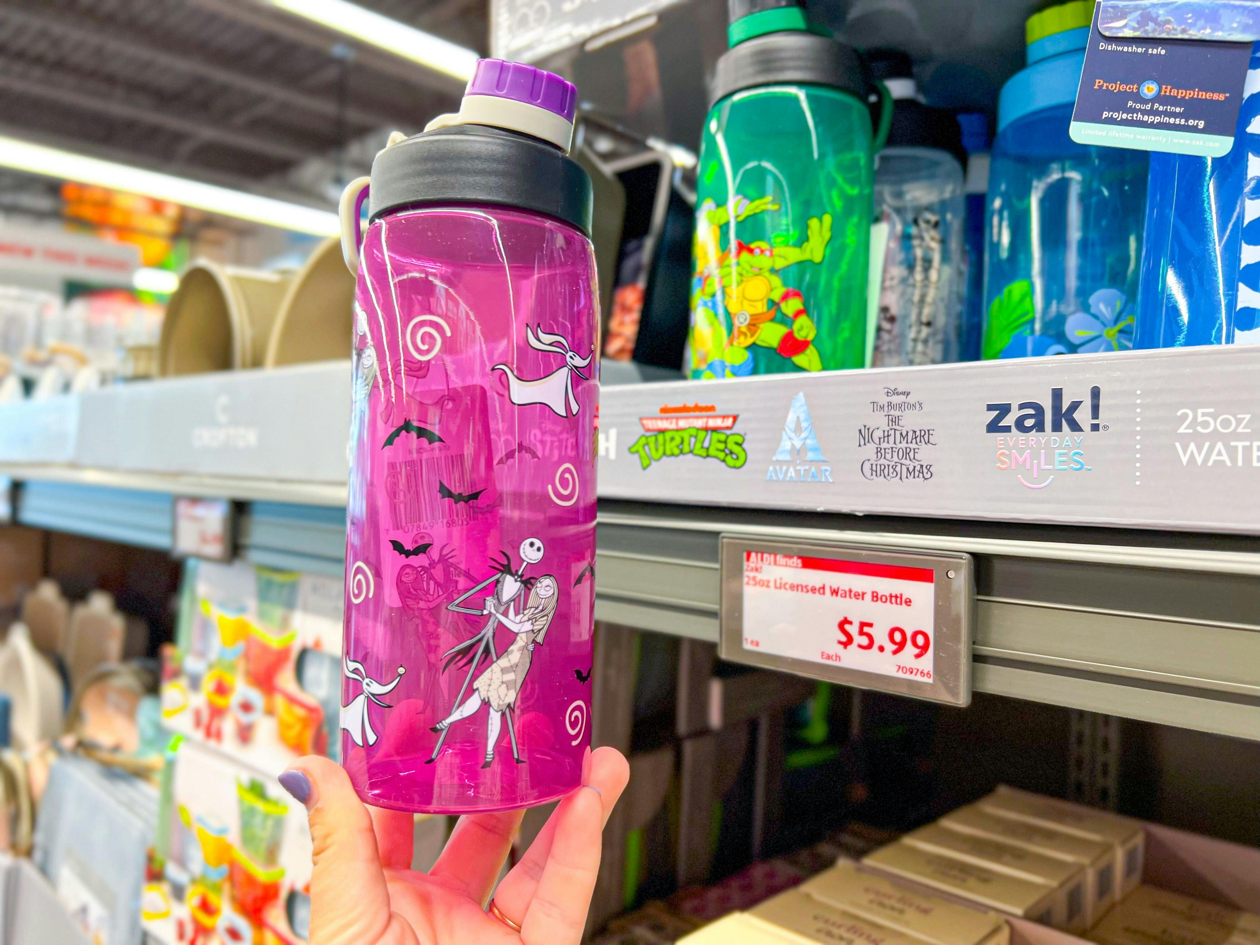 Zak Disney Licensed Water Bottles, Just 5.99 Each at Aldi The Krazy