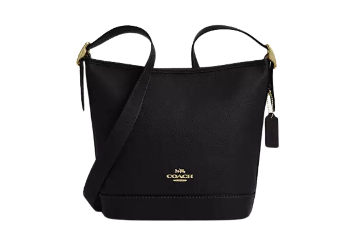 Coach Leather Jude Duffle Bag