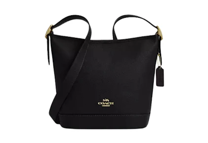 Coach Leather Jude Duffle Bag