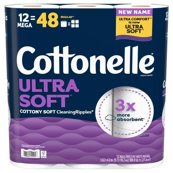 2 Cottonelle Toilet Paper Packs