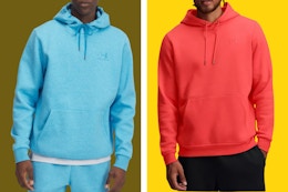 Under Armour Men's Fleece Hoodie, Just $26 (Reg. $60) card image