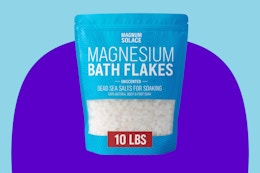 a bag of magnesium flakes