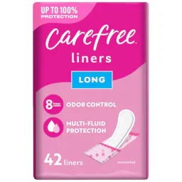 2 Carefree Panty Liner Packs