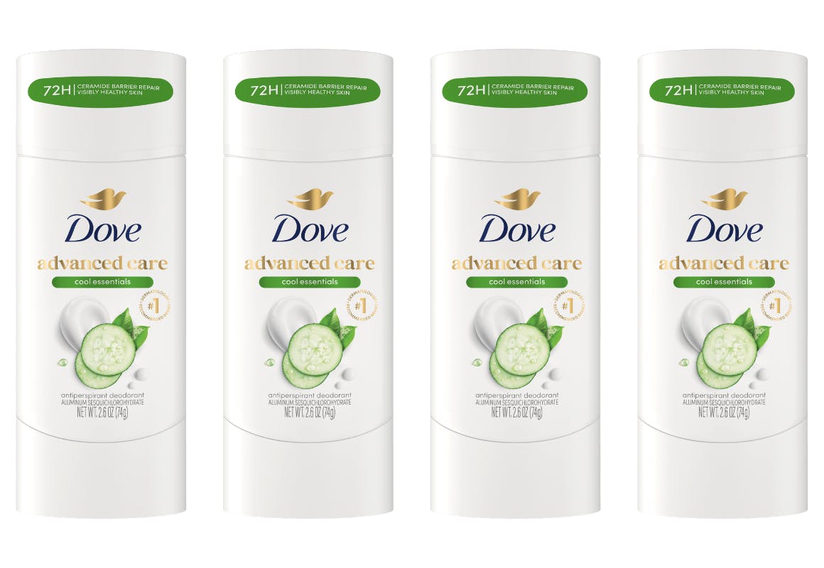 4 Dove Deodorant Sticks