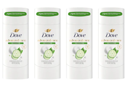4 Dove Deodorant Sticks