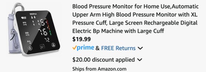 cart blood pressure monitor