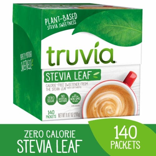 2 Truvia Calorie-Free Sweetener Packets Boxes