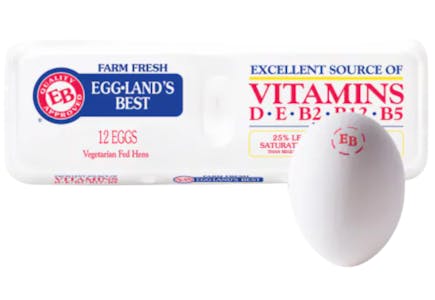 12 Eggland's Best Eggs Cartons
