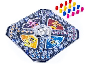 Paw Patrol game spread out on a white background