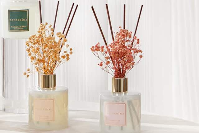Scented Reed Diffuser Set, as Low as $15 on Amazon card image