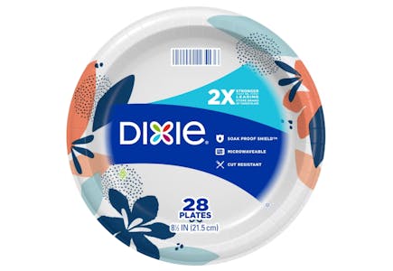 2 Dixie Paper Plates