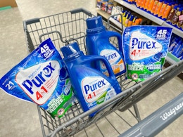 purex laundry in walgreens cart
