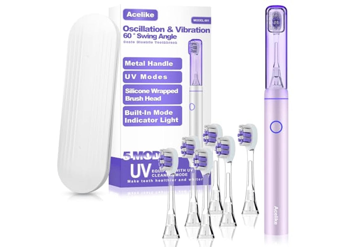 Metal Electric Toothbrush With UV