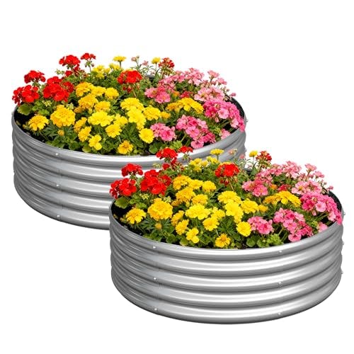 Galvanized Raised Garden Bed 2-Pack