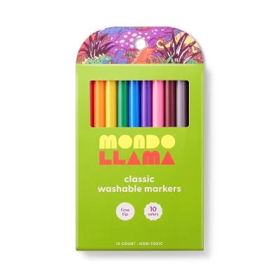 Mondo Llama Washable Markers