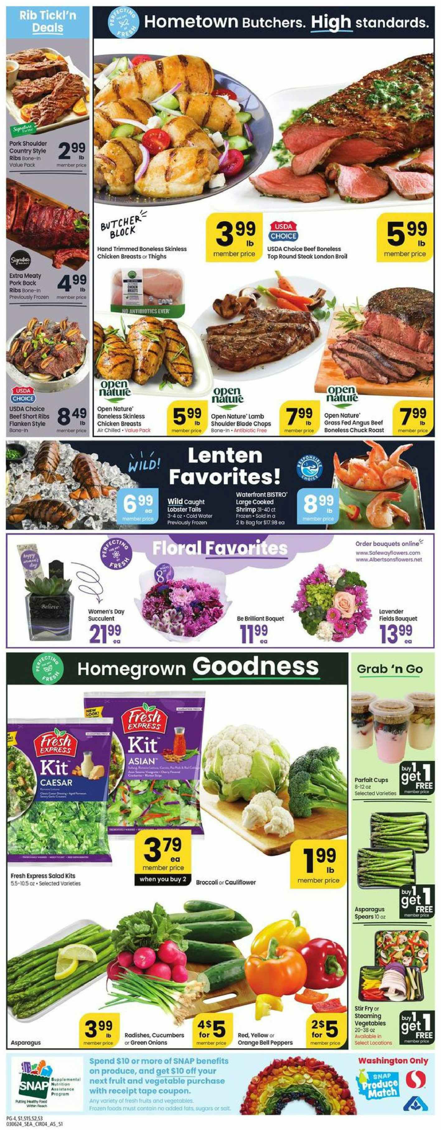 Safeway Weekly Ad March 6 12, 2024 The Krazy Coupon Lady