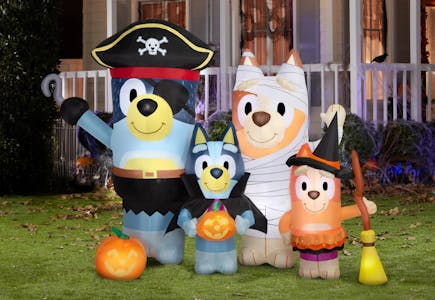 Bluey Family Halloween Inflatable