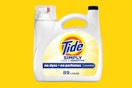 a bottle of laundry detergent