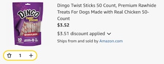 dingo twist sticks