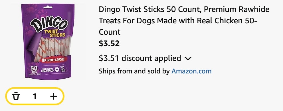 dingo twist sticks