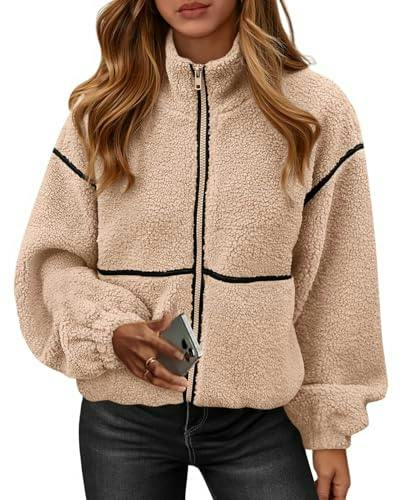 KIRUNDO Women's Sherpa Jacket