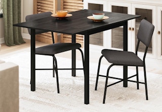3-piece dining room set with a table and two chairs