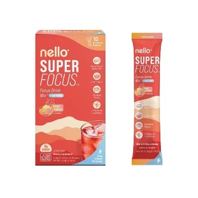 2 Nello Superfocus Drink Mixes