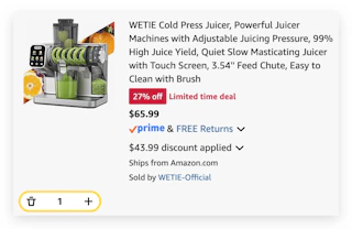 WETIE Cold Press Juicer