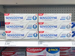 Sensodyne Toothpaste, Only $0.99 at Walgreens card image