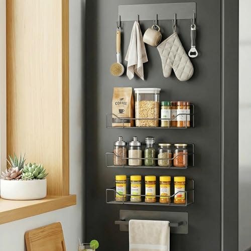 Magnetic Spice Rack 5-Pack