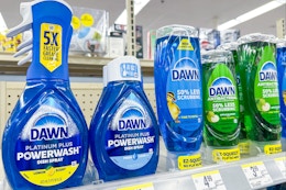 Dawn powerwash on a store shelf