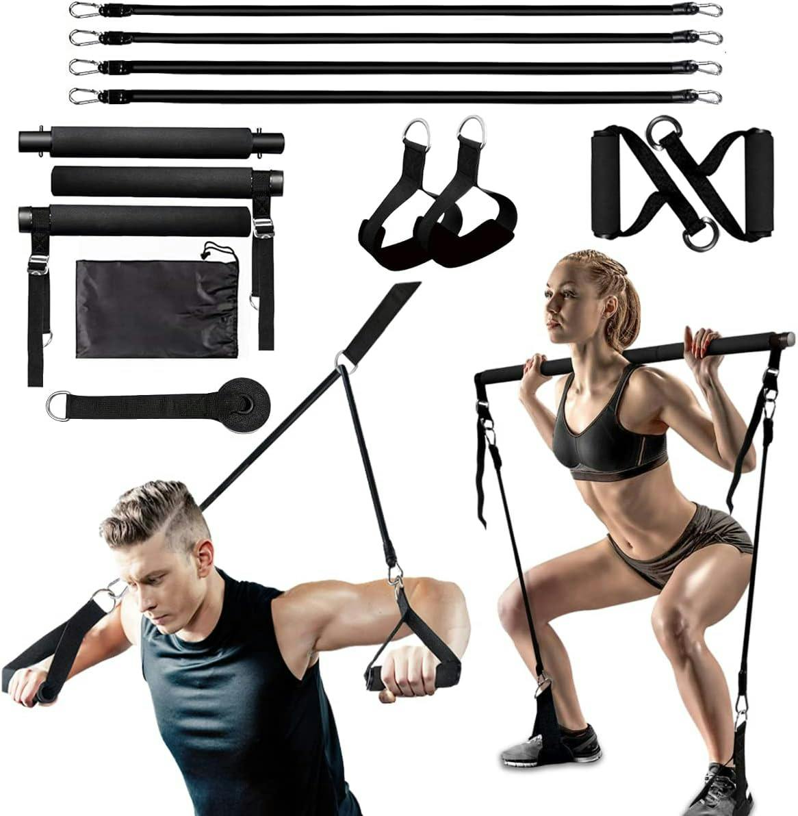 Pilates Exercise Bar Kit