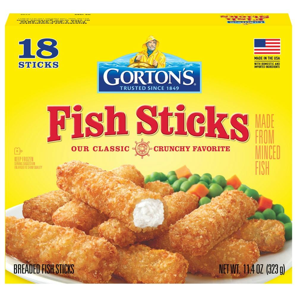2 Gorton's Fish Sticks Boxes