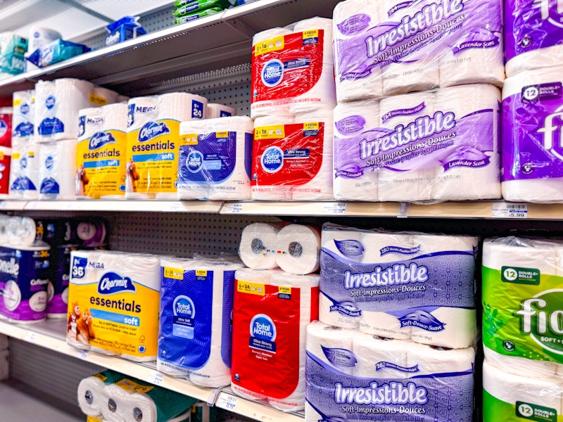 toilet paper aisle