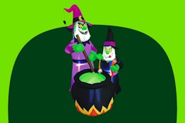 Stock image of the Morris Costumes Witches Brew Inflatable with LED
