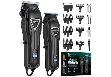 Cordless Electric Hair Clipper Set