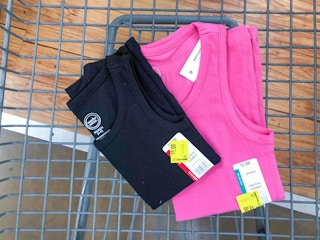 two wonder nation girls tough tank tops in walmart cart