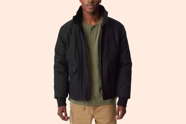 Bass Outdoor Men's Bomber Jacket, Only $19.96 at Macy's (Reg. $159) card image