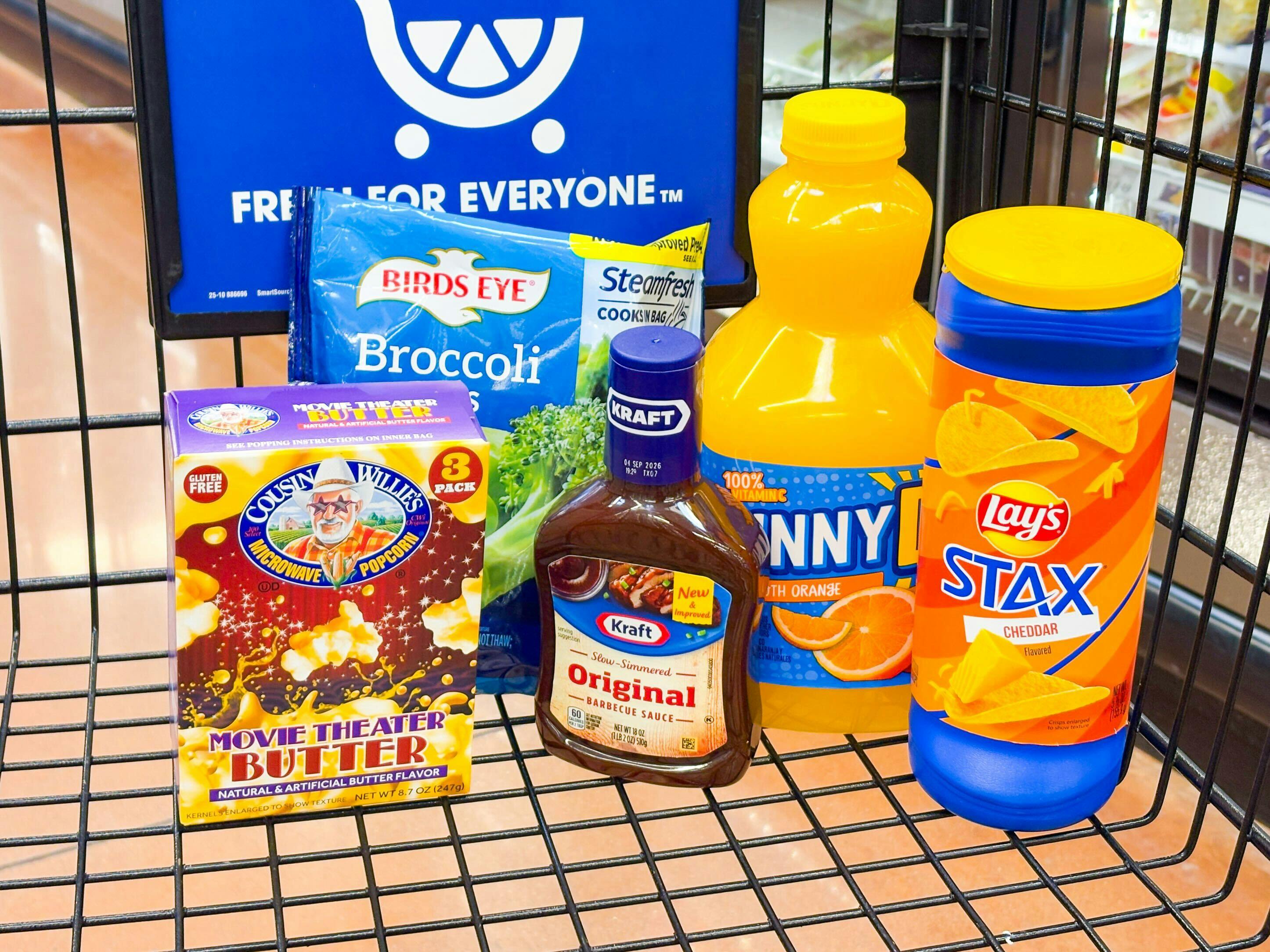 kroger 99 cent sale grocery deals in shopping cart