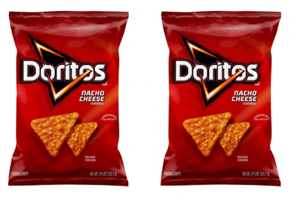2 Doritos Chips Bags
