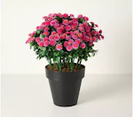 Indoor/Outdoor Potted Faux Mums