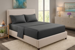 Queen Sheet Set From $19 at Walmart — Over 100 in Carts Already (Reg. $61+) card image