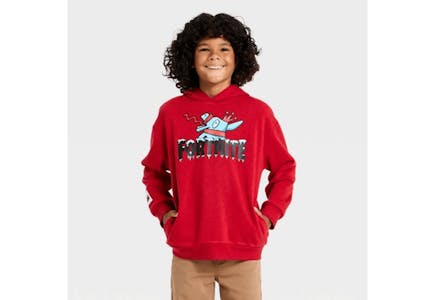 Fortnite Kids' Holiday Hooded Sweatshirt