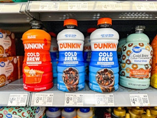 dunkin cold brew coffee on walmart shelf