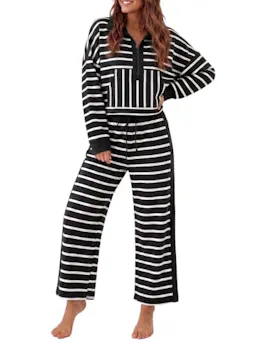 Women's Striped Lounge Set