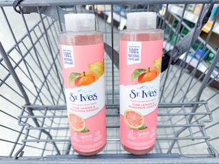 st ives body wash in walgreens cart